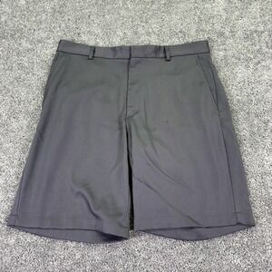 Walter Hagen Shorts Mens 36 Gray Chino Microfiber Golf Casual Pockets Summer